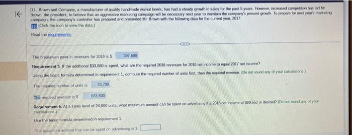 please the whole answer to the requirement 6 (Click ithe icon to