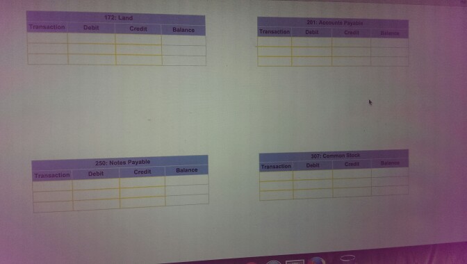 of a new company named HV Consulting b. The company purchased land