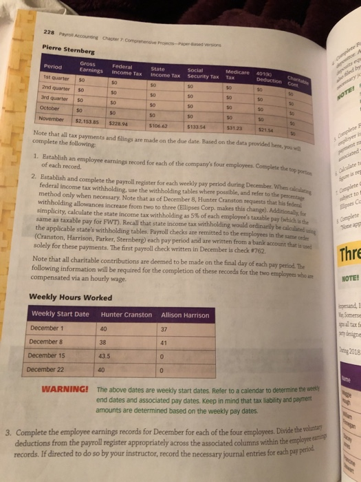 are included in the for this course Elipses Corp is a small