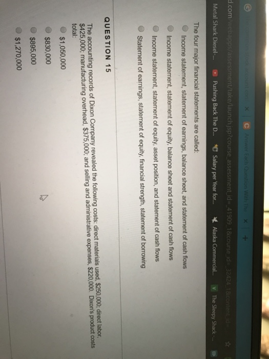  G X C Answer Each Question With The X + d.com/webapps/assessment/take/launch.jsp?course_assessment_id=_41909_1&course_id=_32424
