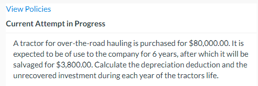 View Policies Current Attempt in Progress A tractor for over-the-road hauling