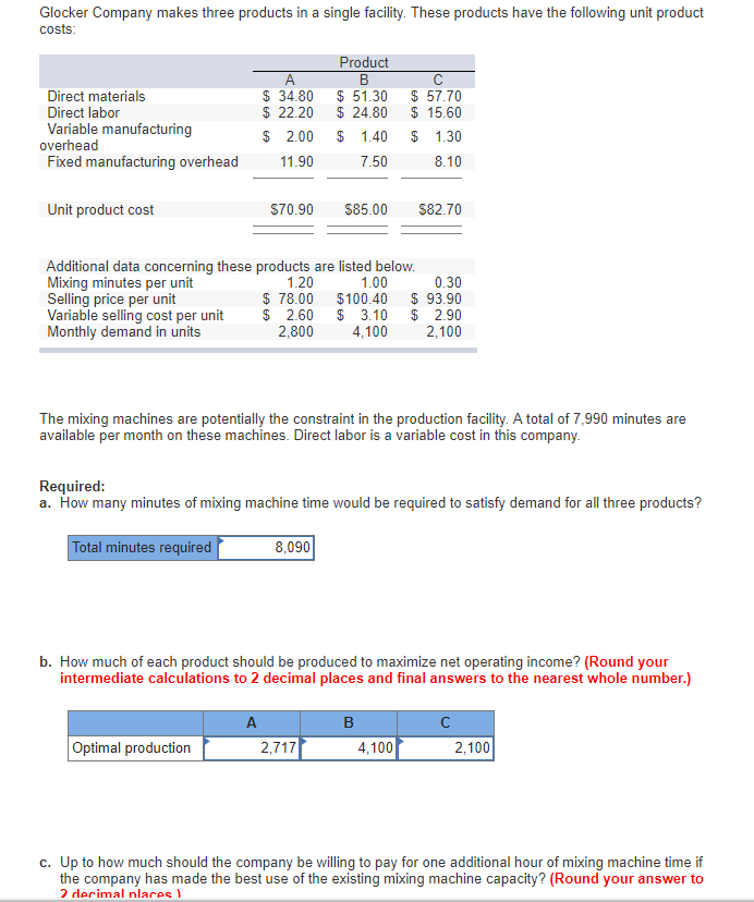  Please answer question #C: Up to how much should the company