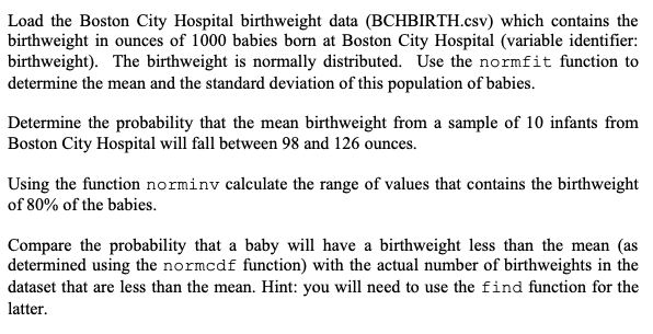  Please answer this in Matlab language. These are multiple parts to