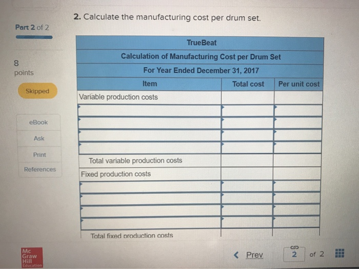 The following information applies to the questions displayed below.] Part 2 of