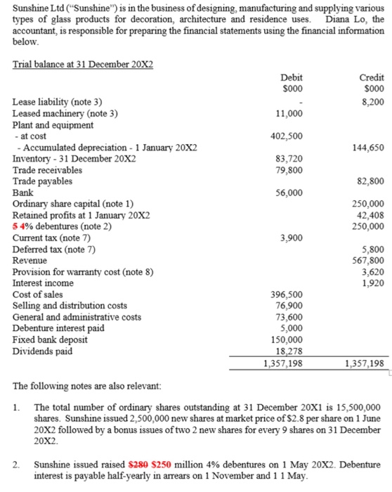  Briefly explain how the above notes (1) to (8) should be