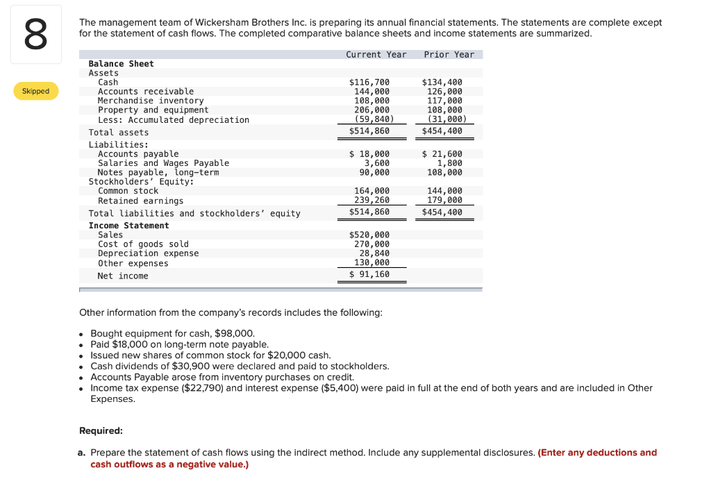 1 Required: Solve for the missing numbers. Complete this question by entering