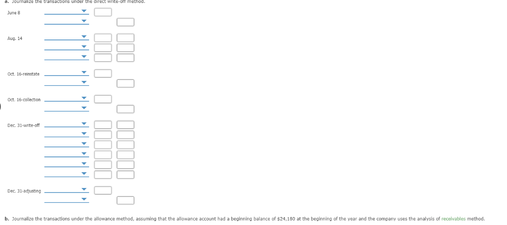 Method The following selected transactions were taken from the records of Rustic