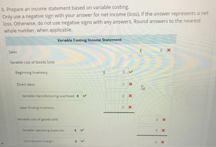 SUPPOSED TO FIND THE INVENTORY YOURSELF. Variable and Absorption Costing-Service Company Jensen's