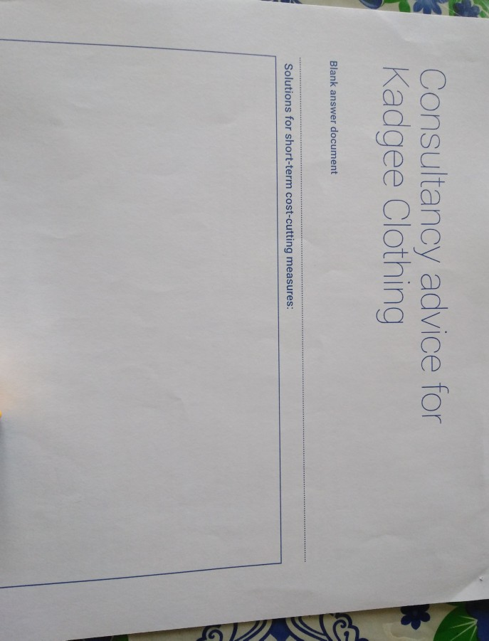 Section "Requirement". [100 marks) Requirement A proposal has already been prepared for