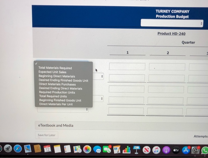 forecast is as follows. Quarter HD-240 5,400 7,430 8.450 10,230 The January