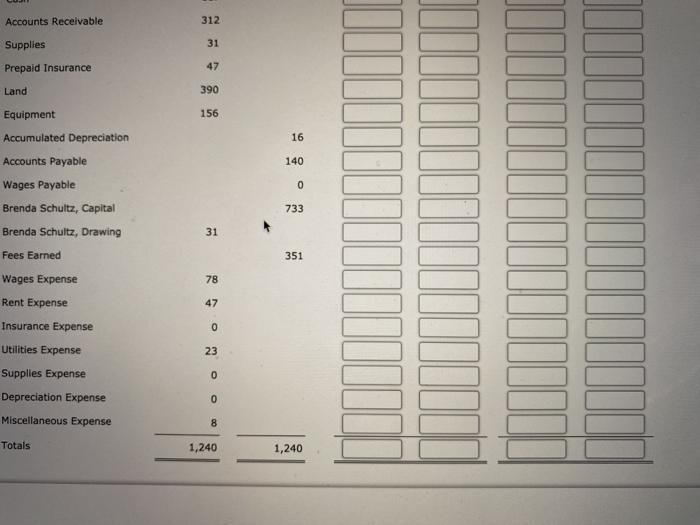 balance for Alert Security Services Co. has been prepared on the following
