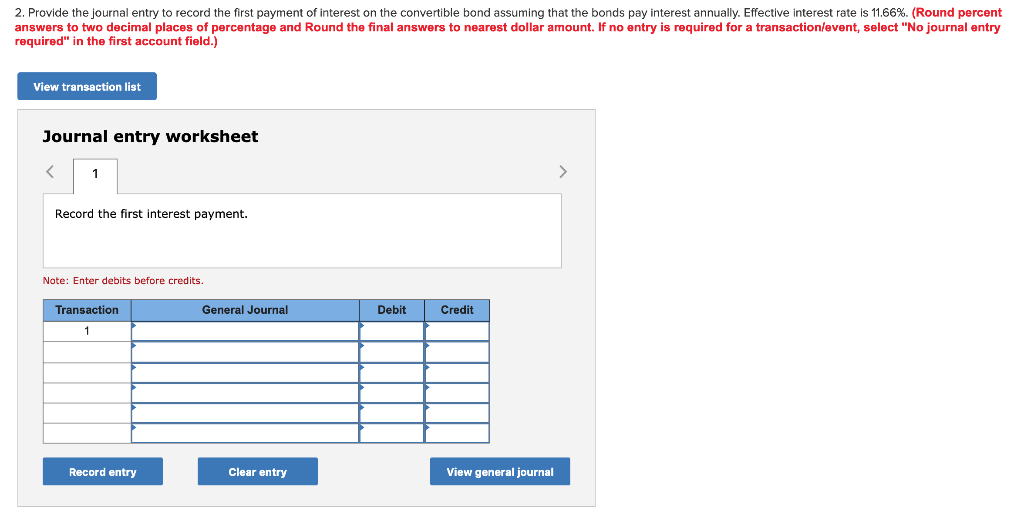 interest on the convertible bond assuming that the bonds pay interest annually.