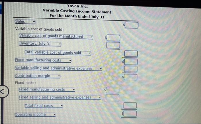 Inc, manufactured 2,400 flat panel televisions, of which 2,000 were sold. Onerating