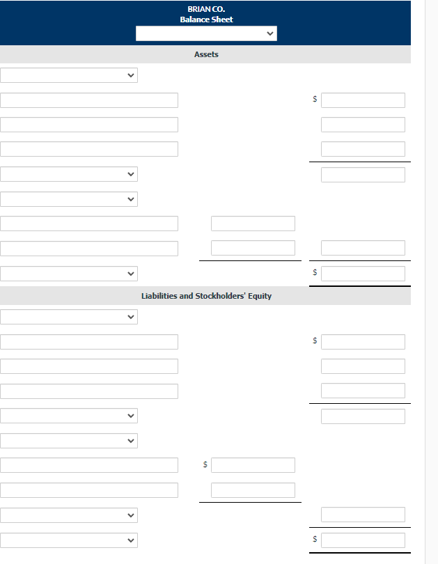 Statement $ $ eTextbook and Media List of Accounts Prepare a retained