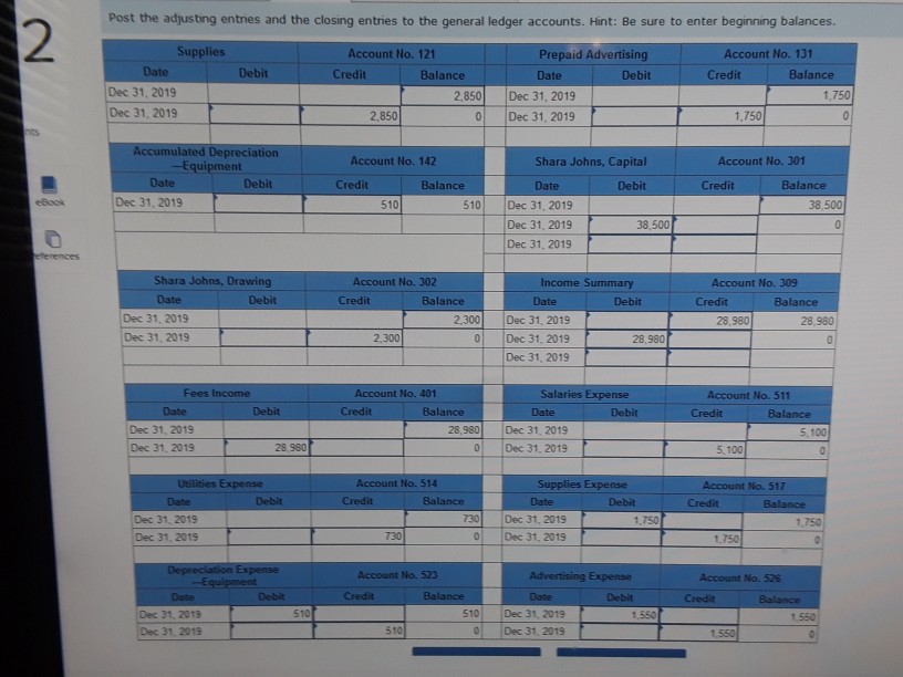 need to know are my entries in the right order and the