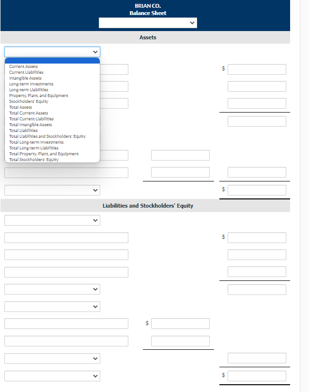earnings statement. (List items that increase retained earnings first.) Prepare a classified