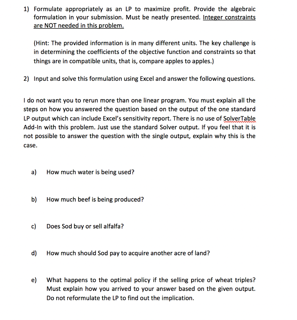 1200-acre irrigated farm in the Red River Valley of Arizona. Sod's principal