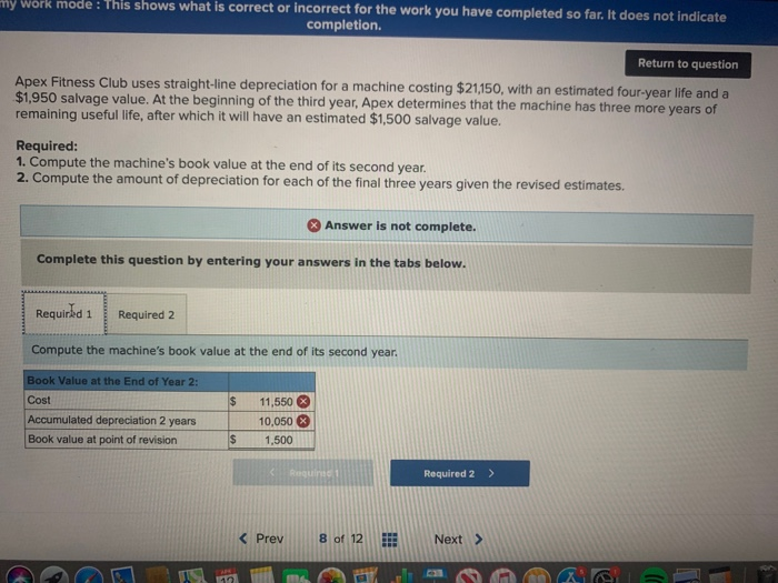  w work mode h is shows what is correct or incorrect