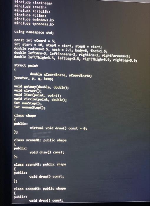 should be, and Output should be animated: Study the given source code