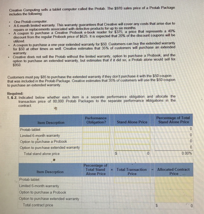  Creative Computing sells a tablet computer called the Protab. The $970