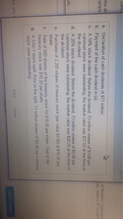  Please help with this question... trans the d a. Declaration of