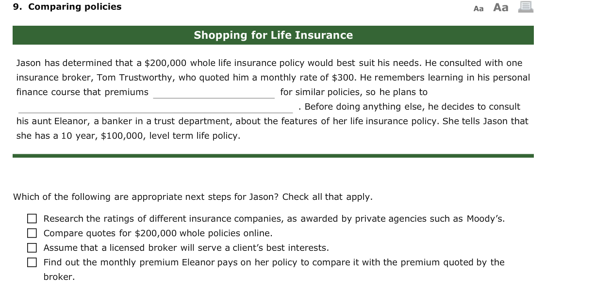 Down option: 1 - are relatively consistent / can vary considerably 2-