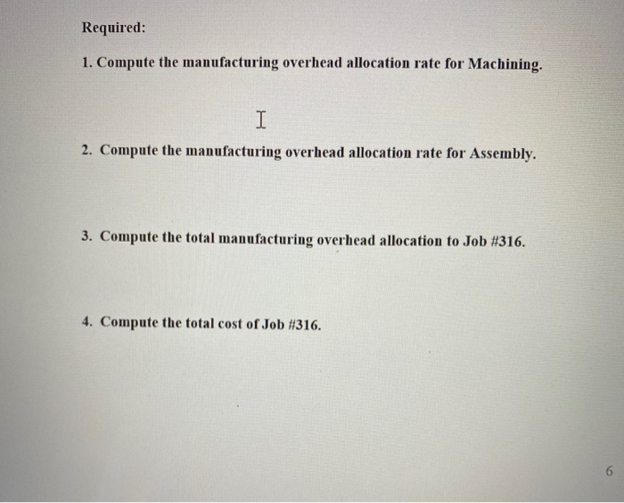Total 20 points 1) Bauer Manufacturing uses departmental cost driver rates to