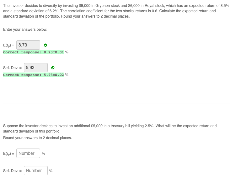 Deviation for the last question, thanks! An investor is considering the purchase