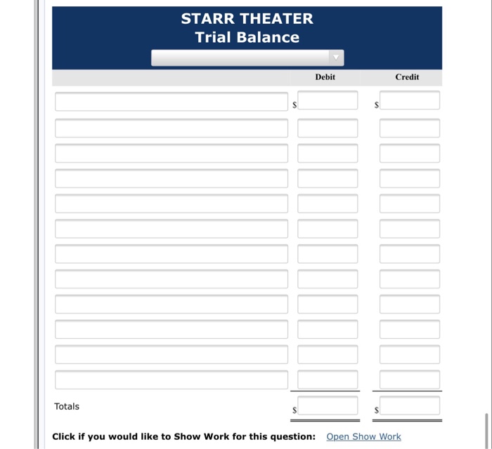 sequential theme movies. As of March 1, the ledger of Starr showed: