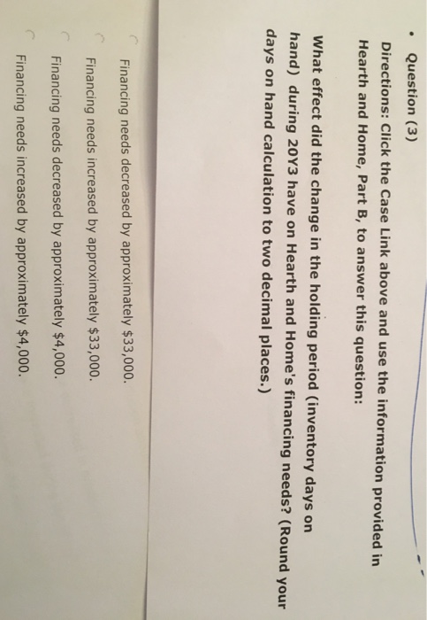  Question (3) Directions: Click the Case Link above and use the