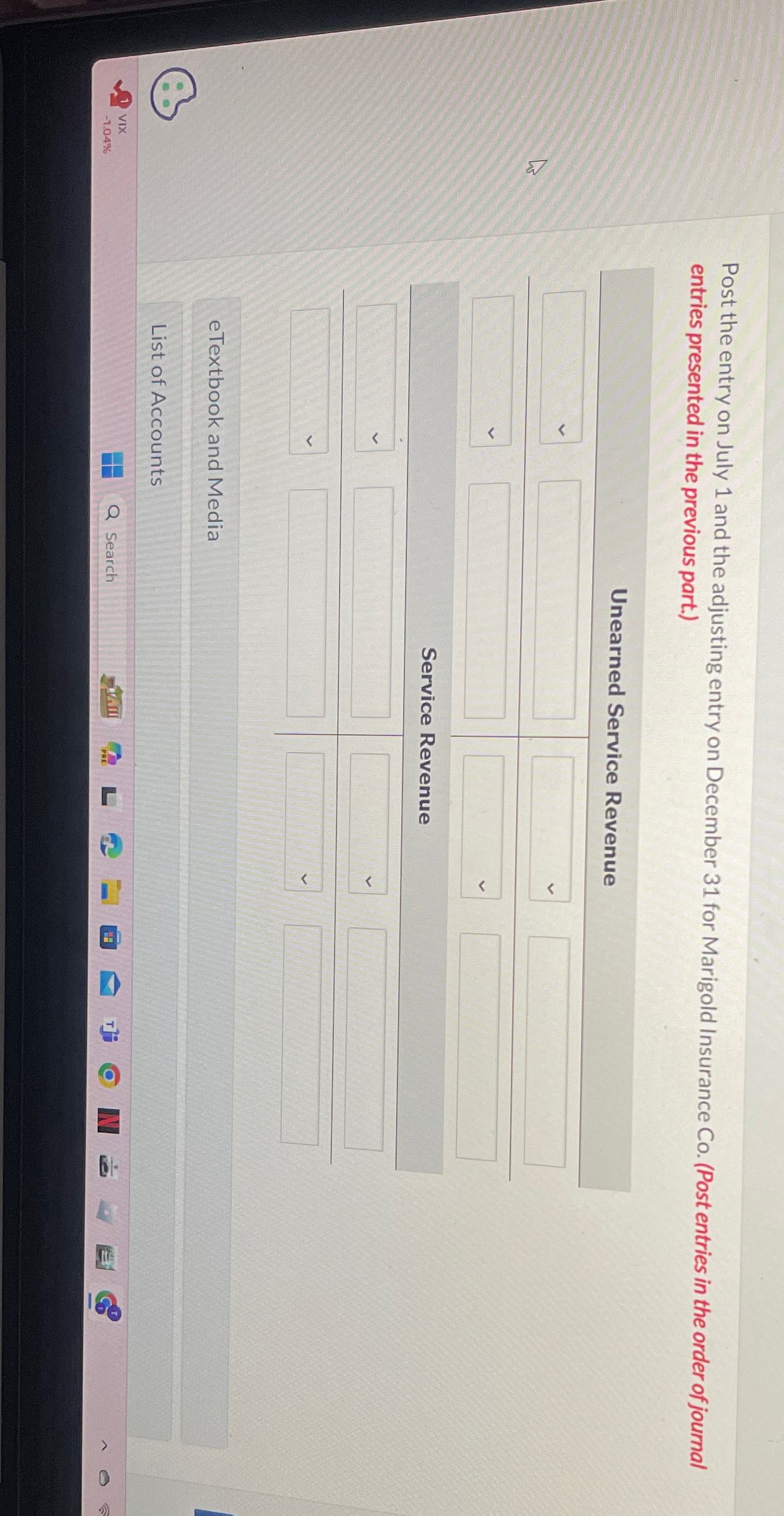  Post the entry on July 1 and the adjusting entry on