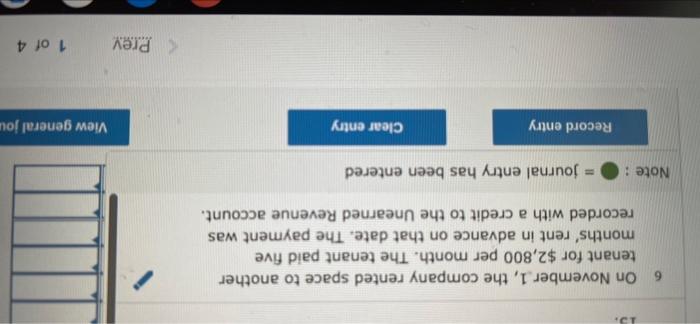 that date. a. The Office Supplies account started the year with a