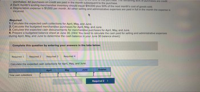 of the calendar year. The following Information is available DEACON COMPANY Salance