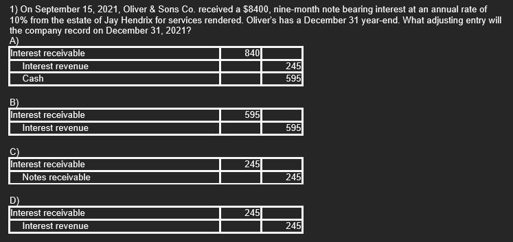  Answer is D please explain why the answer is D 1)