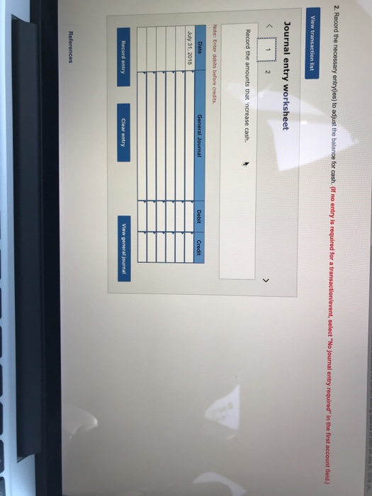 Exercise 4-9 Calculate the balance of cash using a bank reconciliation (LO4-5)