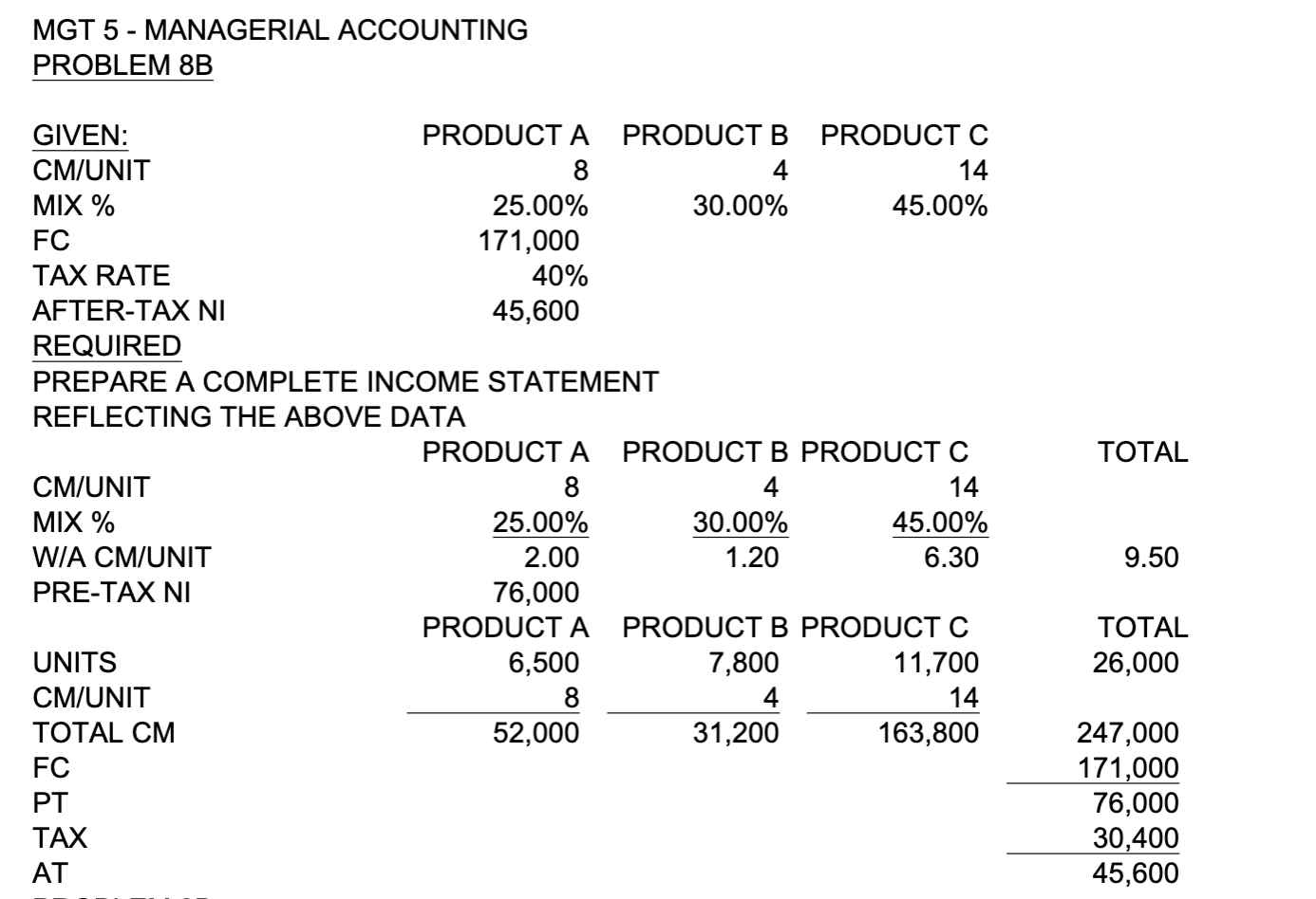 could someone go over how to exactly get each one specifically? MGT