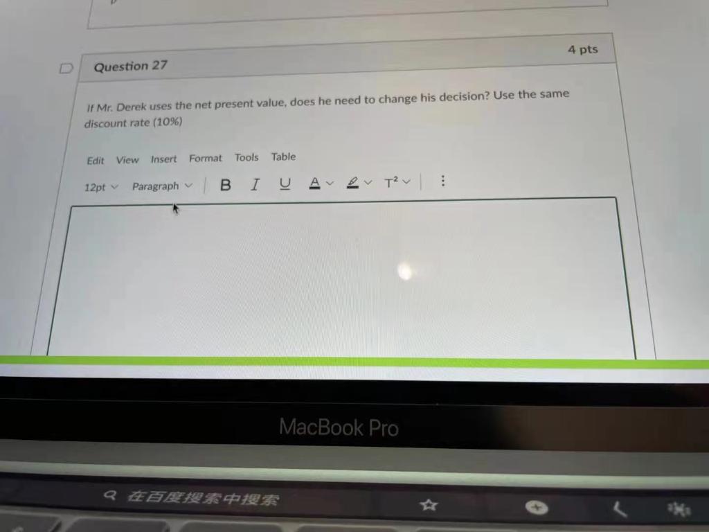 four questions using the following information Year Cash Flow -$122,500 1 $50,000
