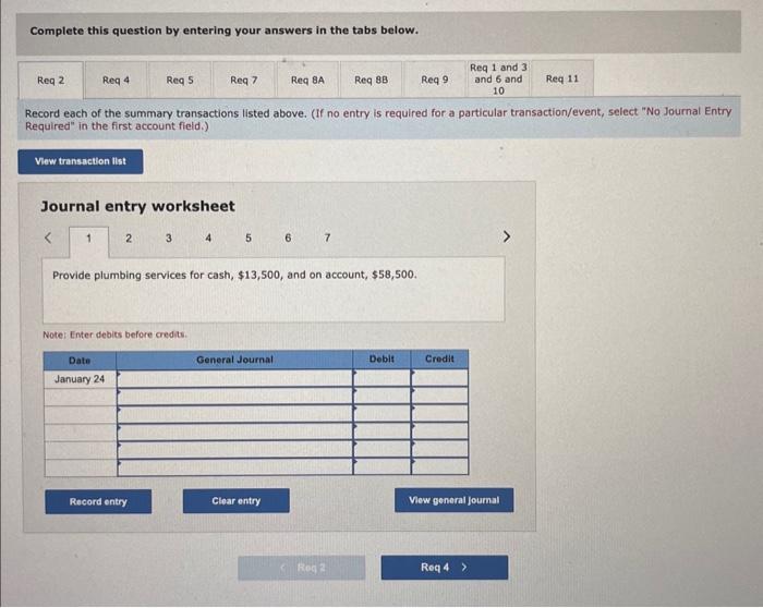 cycle (LO3-3, 3-4, 3-5, 3-6, 3-7) The general ledger of Copper Plumbing