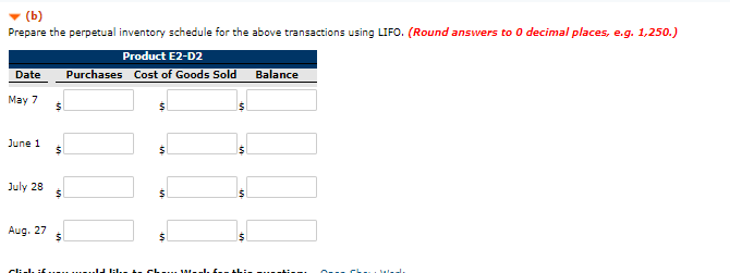 well? Brief Exercise 6-10 a-c (Part Level Submission) Lily Department Store uses
