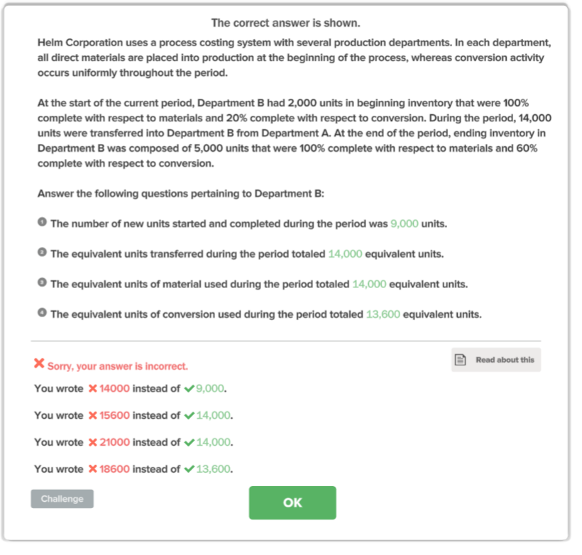 Please, I need to understand the steps in calculating the answers. The