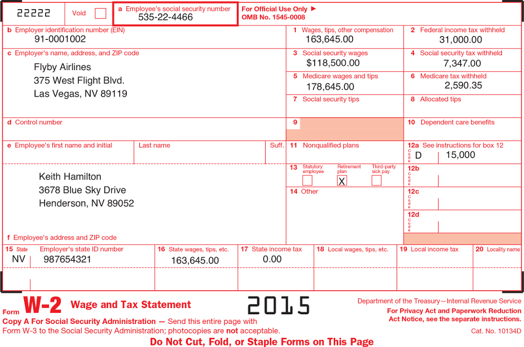 Individual Tax Return Problem 1 Required: Use the following information to complete