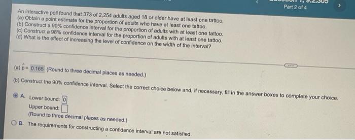  Part 2 of 4 > An interactive poll found that 373