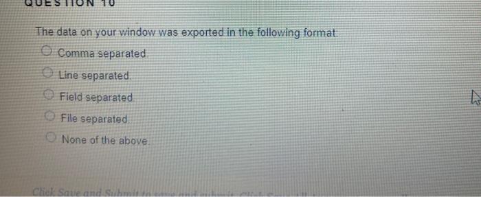of the following to format the data O Template File. O Field