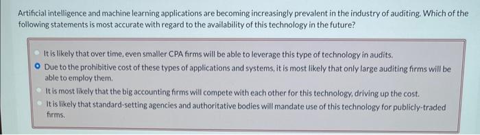  Artificial intelligence and machine learning applications are becoming increasingly prevalent in