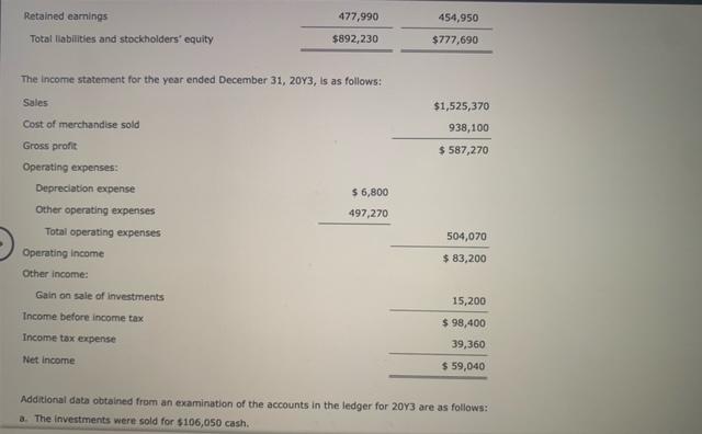applied to PR 16-1A The comparative balance sheet of Navaria Inc. for