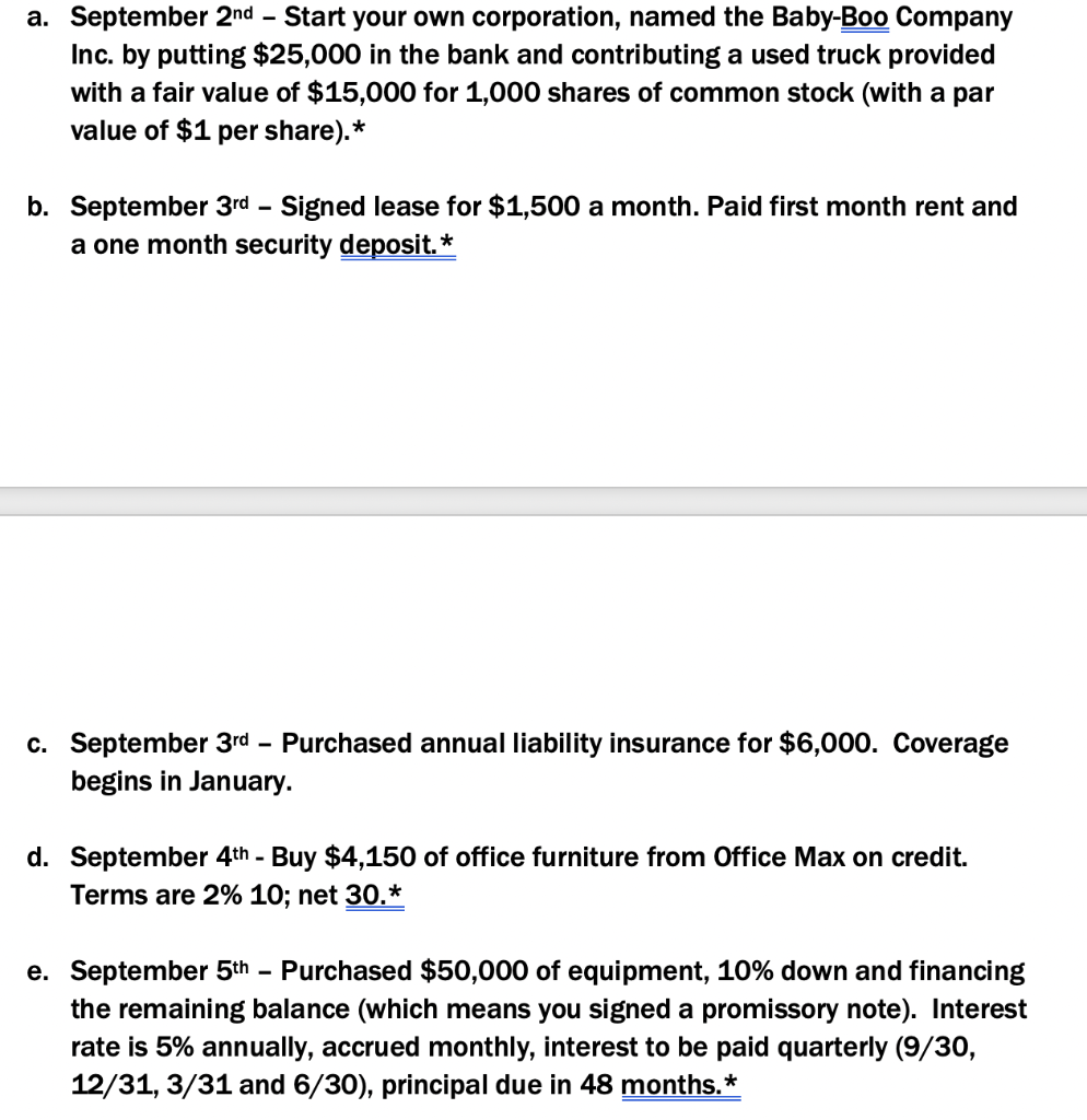 with the assignment overall. I have to record these in Excel, so