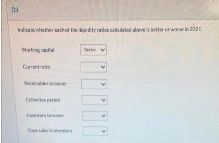 rutio to 2 decimal places eg 2.66. Round recelvables thmover and inventory