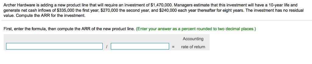  Archer Hardware is adding a new product line that will require