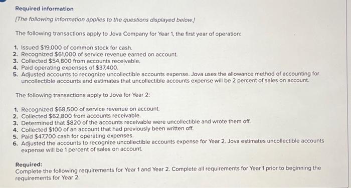  Prepare the balance sheet for Year 1 . Complete this question