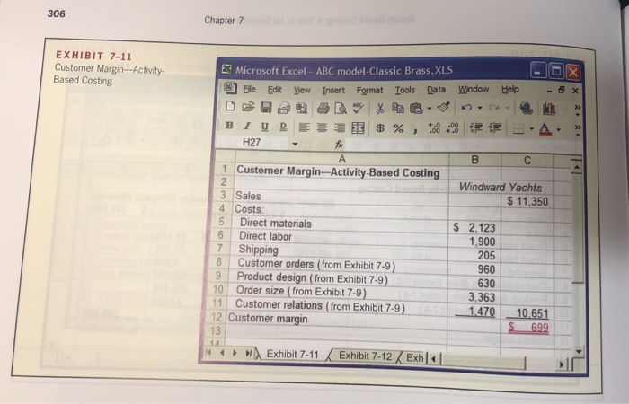 cushions for the automotive and aerospace industries. The company's activity-based costing system